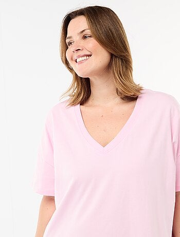 Vestido T-shirt Curto de Manga Curta