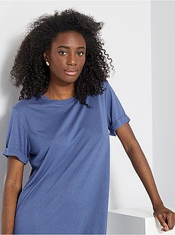 Vestido t-shirt em modal - Kiabi