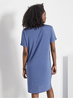 Vestido t-shirt em modal - Kiabi