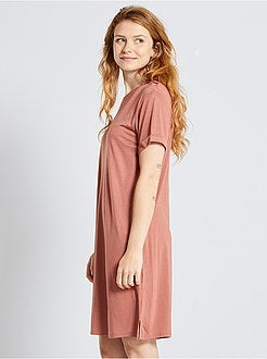 Vestido t-shirt em modal - Kiabi