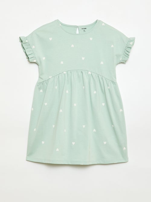 Vestido T-shirt Leopardo - Kiabi