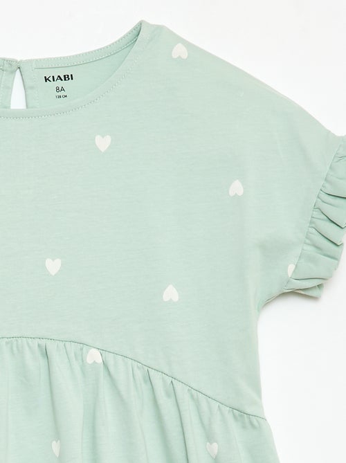 Vestido T-shirt Leopardo - Kiabi