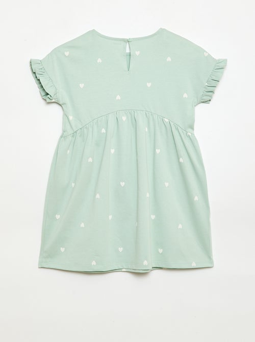 Vestido T-shirt Leopardo - Kiabi