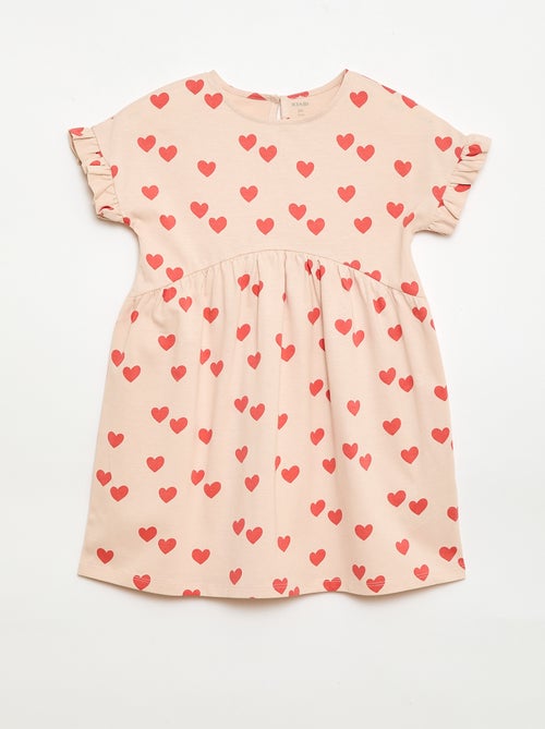 Vestido T-shirt Leopardo - Kiabi