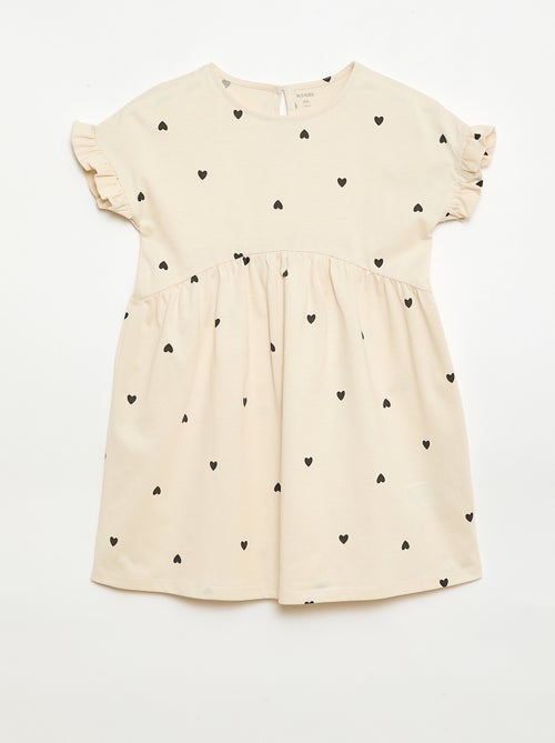 Vestido T-shirt Leopardo - Kiabi