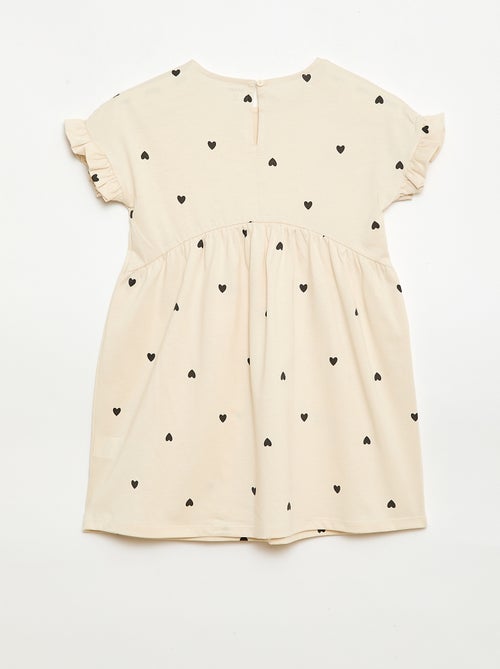 Vestido T-shirt Leopardo - Kiabi
