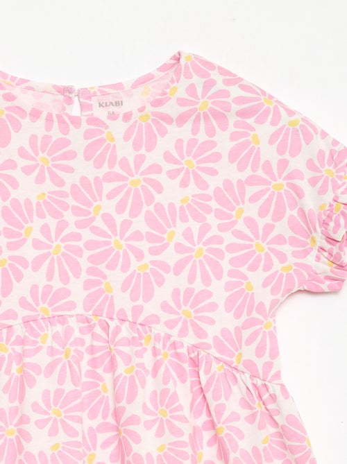 Vestido T-shirt Leopardo - Kiabi