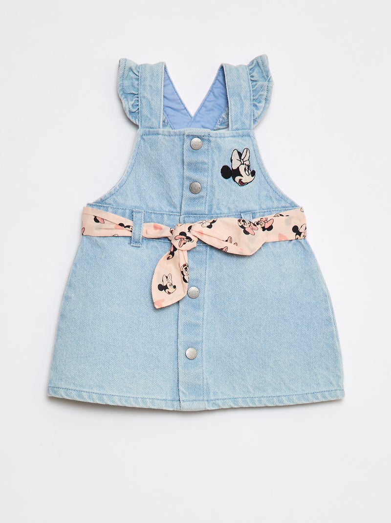Vestido tipo jardineiras 'Minnie' 'Disney' Azul - Kiabi
