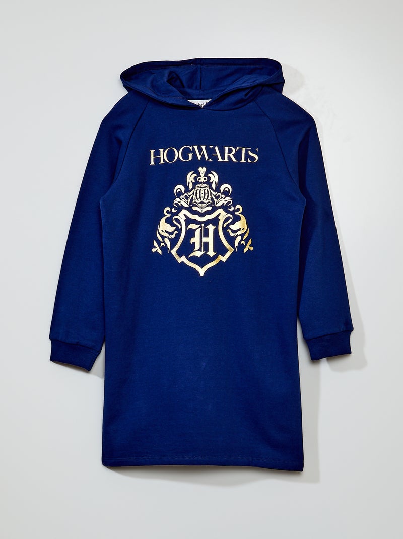 Vestido tipo sweatshirt comprido 'Harry Potter' AZUL - Kiabi