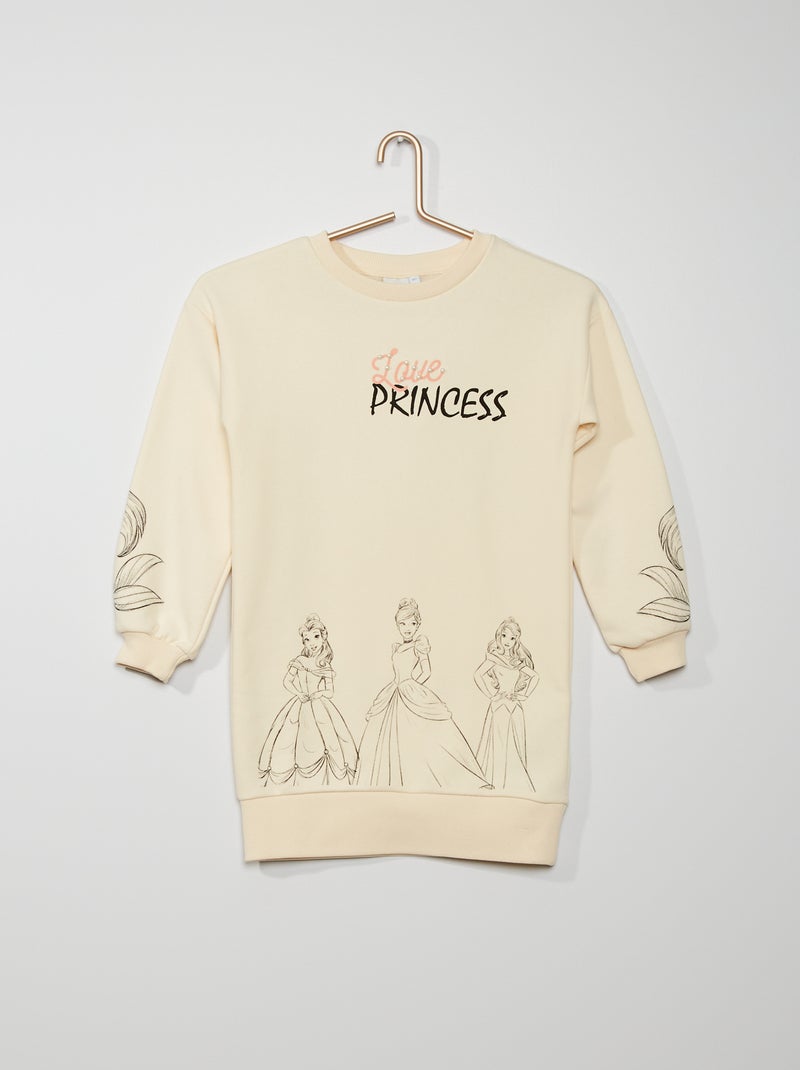Vestido tipo sweatshirt 'Disney' BEGE - Kiabi