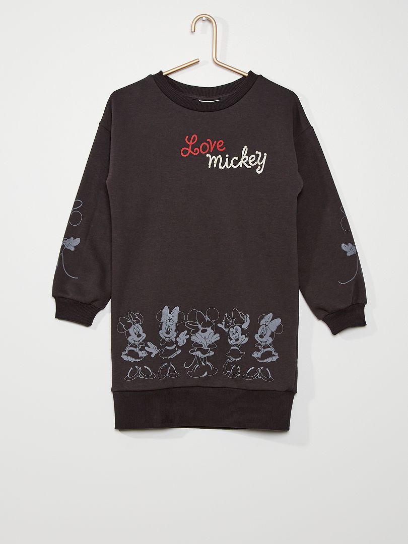 Vestido tipo sweatshirt 'Disney' CINZA - Kiabi