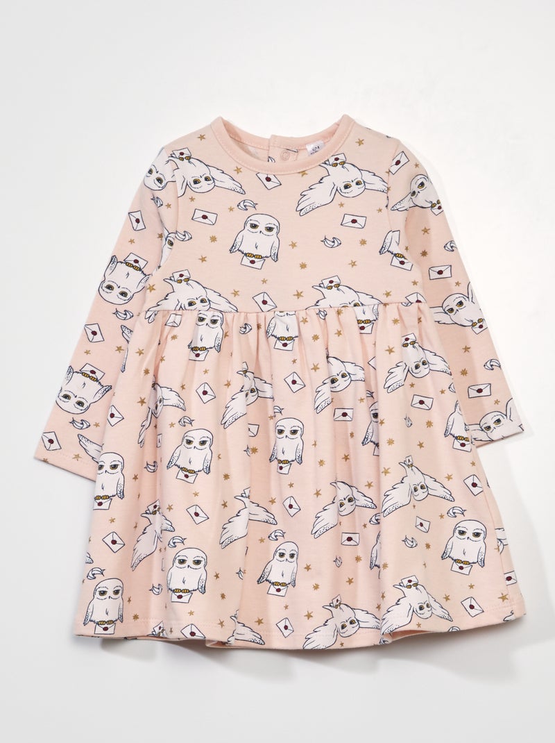 Vestido tipo sweatshirt evasé 'Harry Potter' ROSA - Kiabi