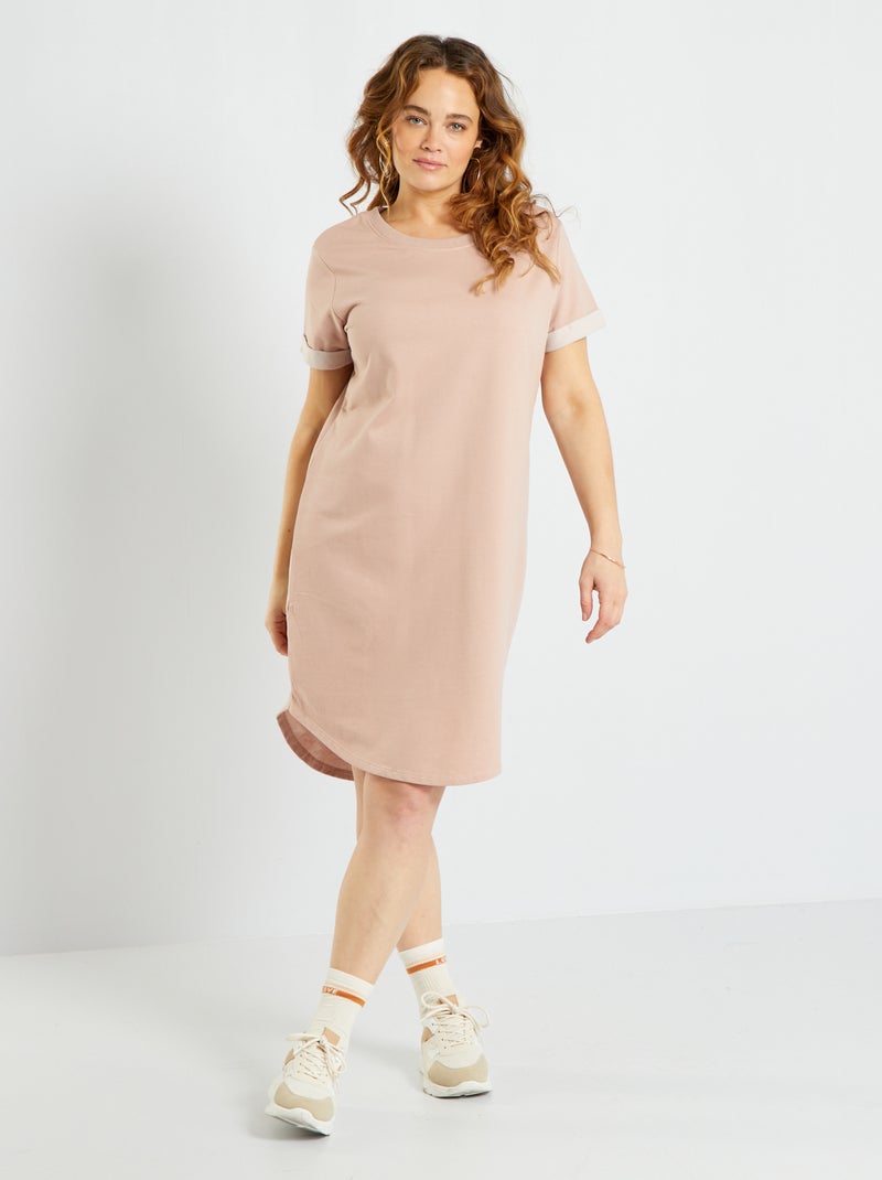 Vestido tipo sweatshirt 'JDC' Rosa - Kiabi