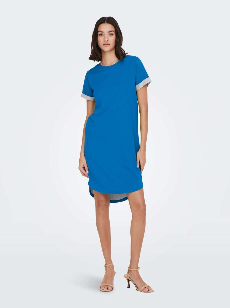 Vestido tipo sweatshirt 'JDY' AZUL - Kiabi