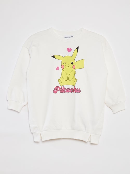 Vestido tipo sweatshirt 'Pikachu' 'Pokémon' estampado - Kiabi
