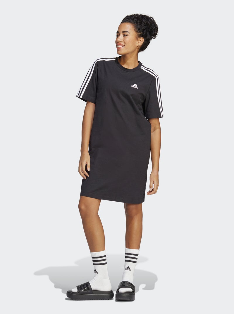 Vestido tipo t-shirt 'adidas' PRETO - Kiabi