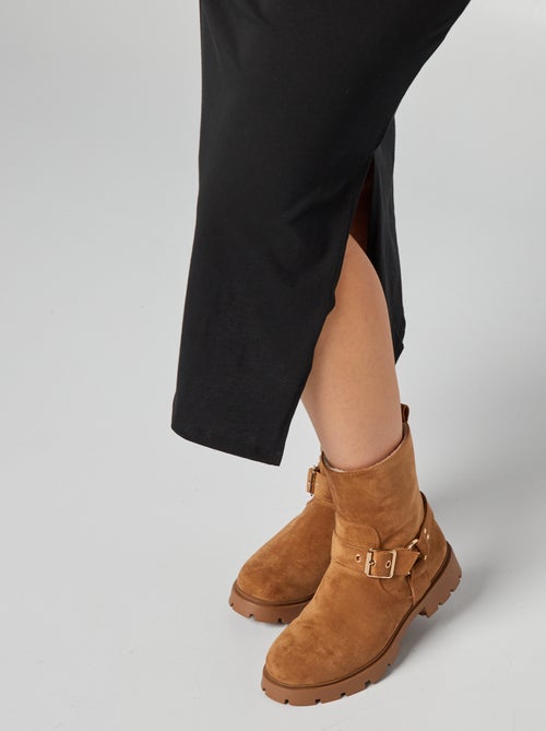 Vestido tipo t-shirt comprido - Kiabi Vestido tipo t-shirt comprido - Kiabi