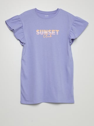 Vestido tipo t-shirt 'tye and dye'