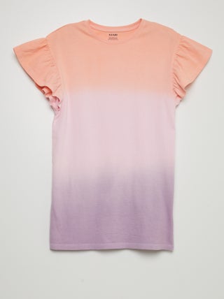 Vestido tipo t-shirt 'tye and dye'