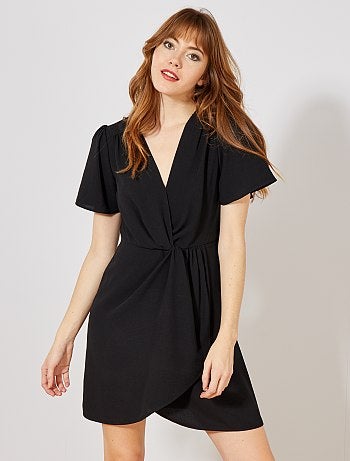 Mulher do 34 até 48 - Vestido trespassado soltinho - Kiabi