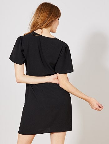 Mulher do 34 até 48 - Vestido trespassado soltinho - Kiabi