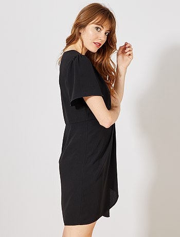 Mulher do 34 até 48 - Vestido trespassado soltinho - Kiabi