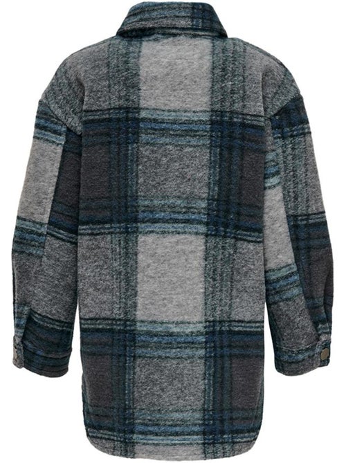 Vestido Xadrez Azul para Menina Kids ONLY Andrea - Kiabi