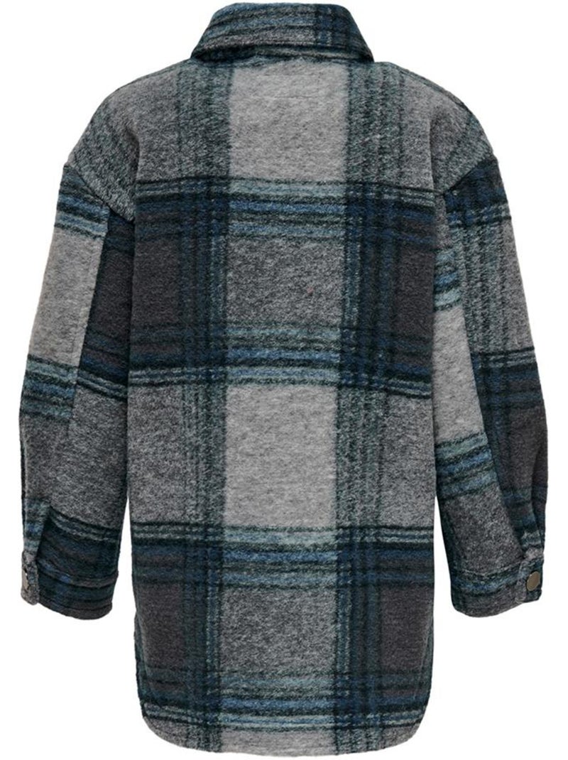 Vestido Xadrez Azul para Menina Kids ONLY Andrea Azul - Kiabi