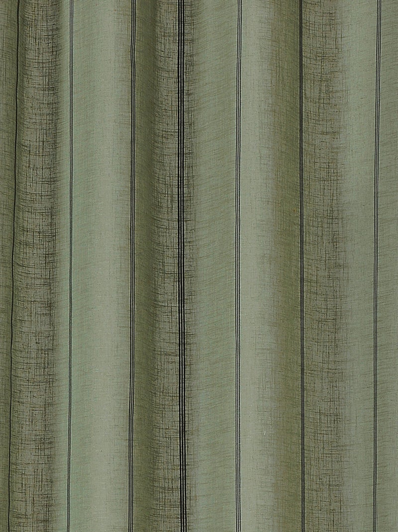 Véu com finas riscas pretas Verde - Kiabi