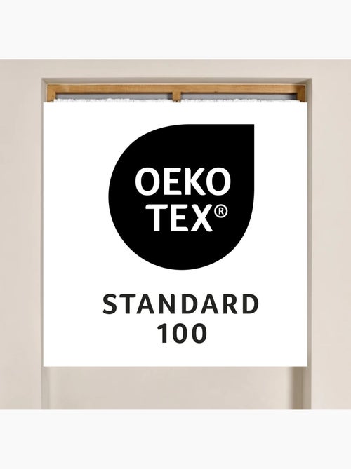 Vidro 100 % opaco e térmico com presilhas integradas - Kiabi