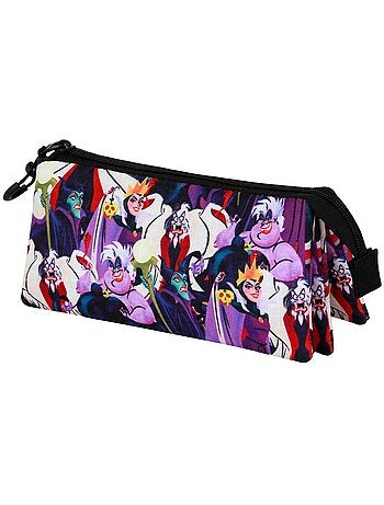 Vilãs da Disney Evil Estojo Triplo, Multicolorido