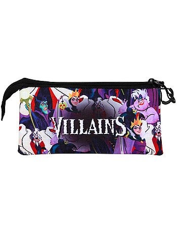 Vilãs da Disney Evil Estojo Triplo, Multicolorido