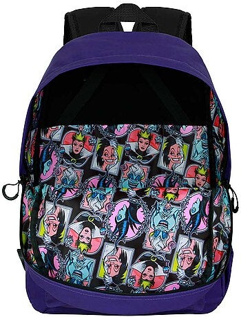 Vilãs da disney vil mochila block, roxo
