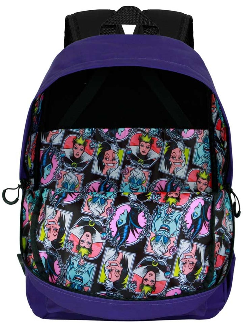 Vilãs da disney vil mochila block, roxo Roxo - Kiabi