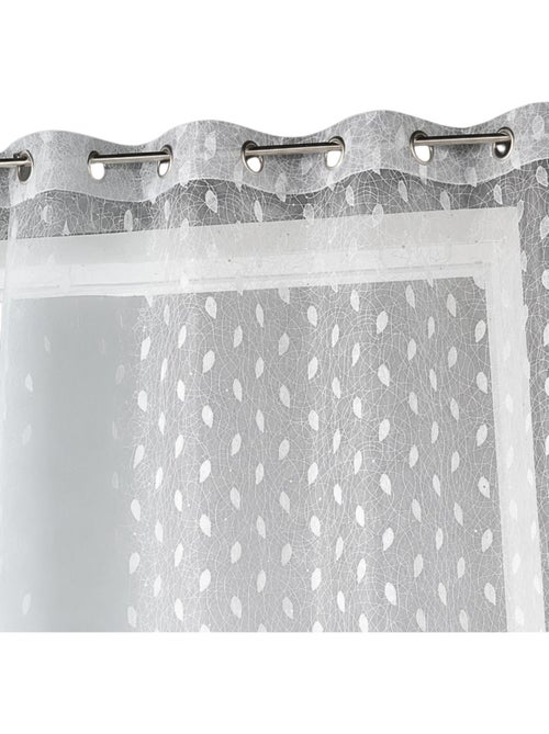 Voile de organza bordado com estampados de fantasia - Kiabi