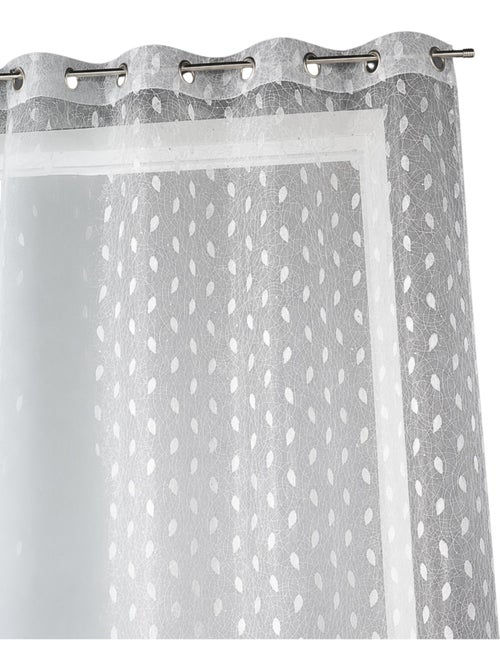 Voile de organza bordado com estampados de fantasia - Kiabi