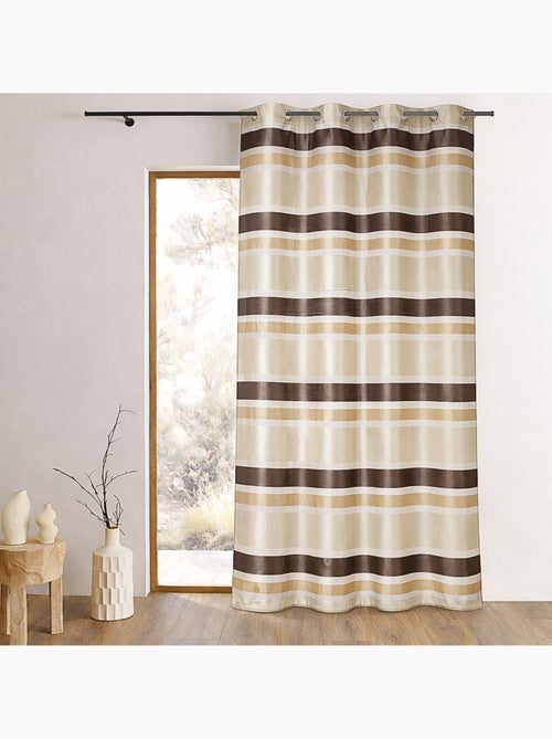 Voile de organza colorido com riscas horizontais - Kiabi Voile de organza colorido com riscas horizontais - Kiabi