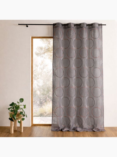 Voile de organza com círculos bordados - Kiabi Voile de organza com círculos bordados - Kiabi