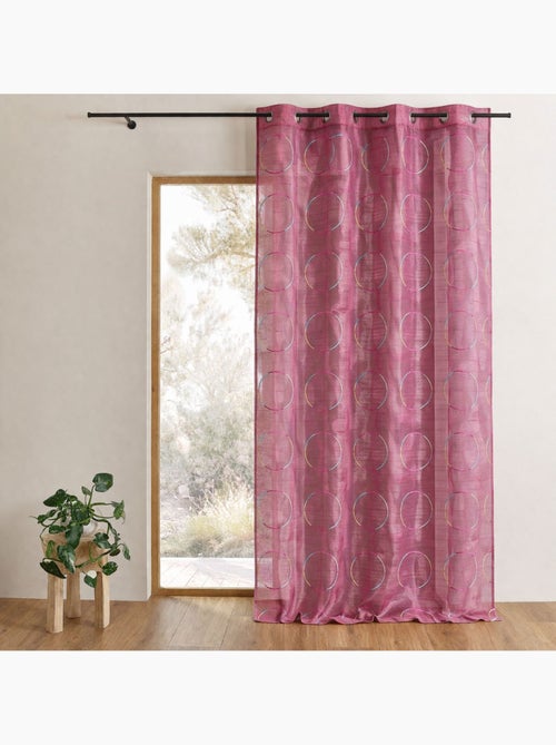 Voile de organza com círculos bordados - Kiabi Voile de organza com círculos bordados - Kiabi
