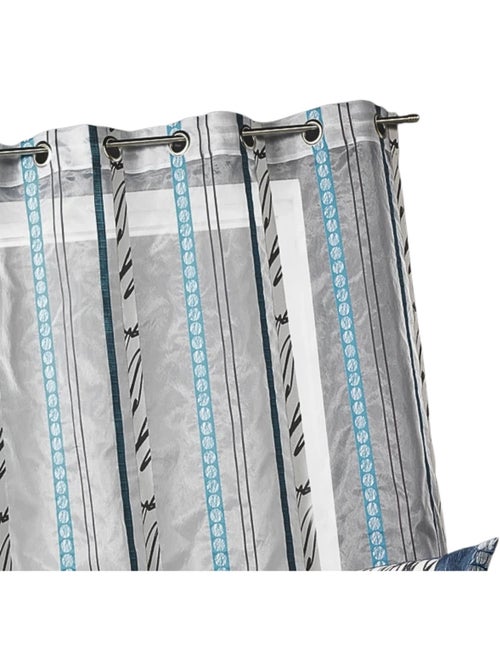 Voile de organza com riscas finas de zebra - Kiabi
