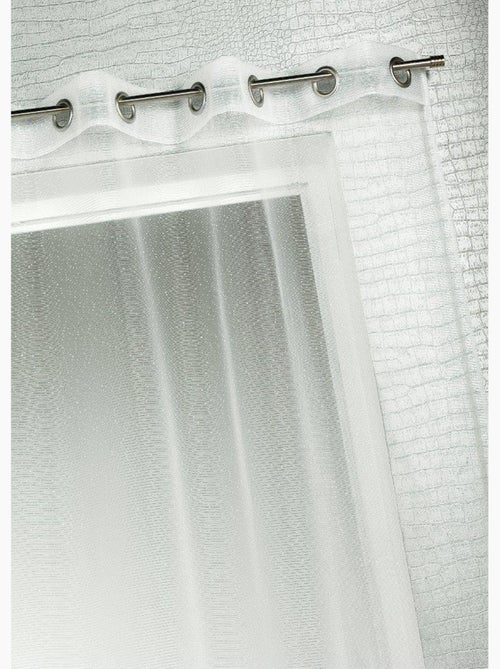 Voile de organza com riscas horizontais finas - Kiabi