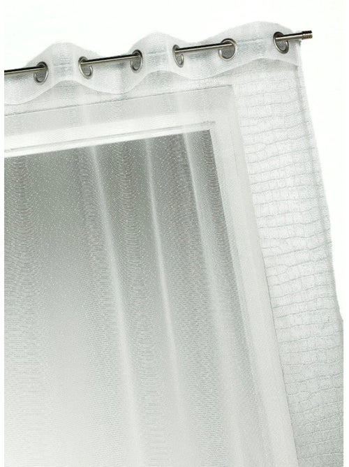 Voile de organza com riscas horizontais finas - Kiabi