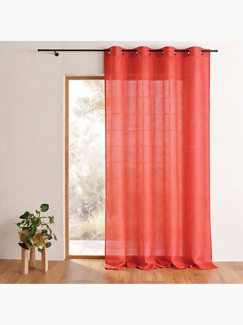 Voile de organza com riscas horizontais - Kiabi