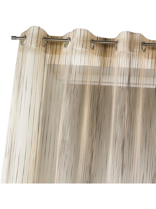 Voile de organza com riscas verticais tecidas - Kiabi