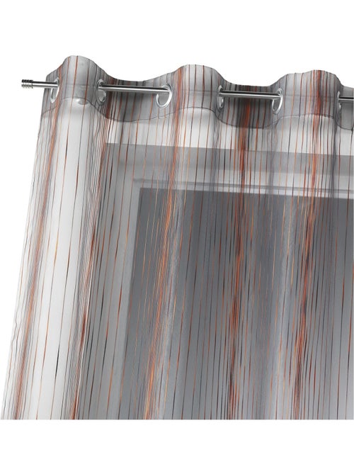 Voile de organza com riscas verticais tecidas - Kiabi