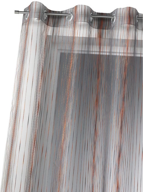 Voile de organza com riscas verticais tecidas - Kiabi