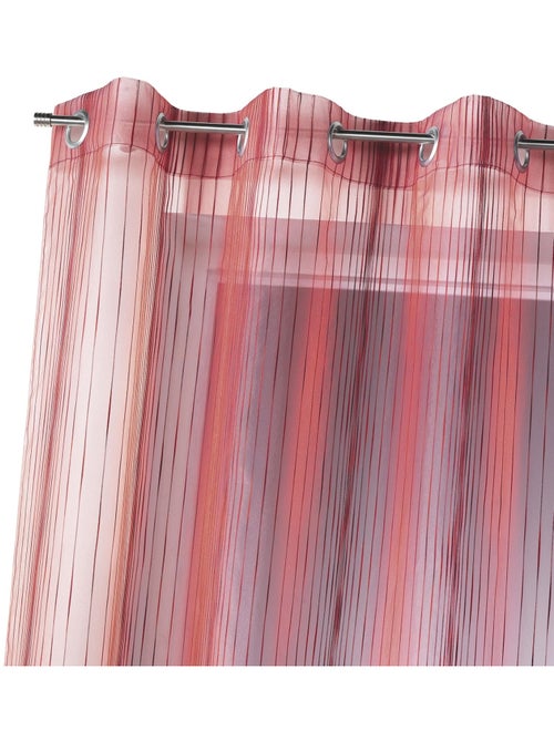 Voile de organza com riscas verticais tecidas - Kiabi