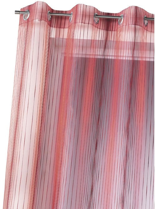 Voile de organza com riscas verticais tecidas - Kiabi
