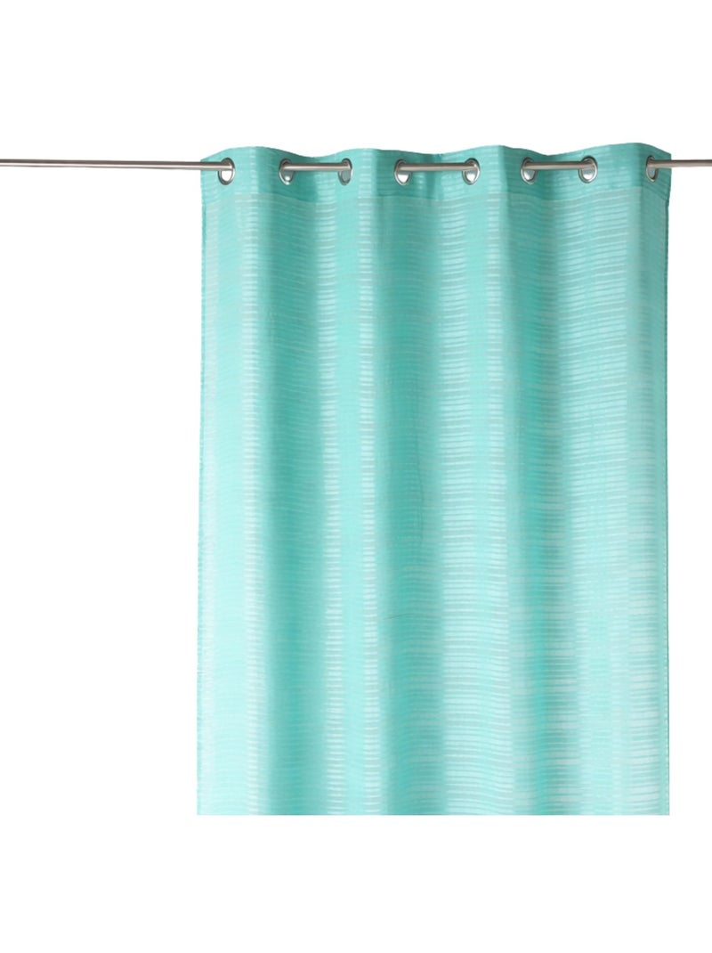 Voile de riscas horizontais tom sobre tom Azul-celeste - Kiabi