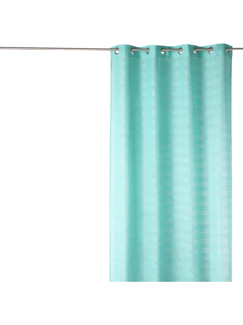 Voile de riscas horizontais tom sobre tom Azul-celeste - Kiabi